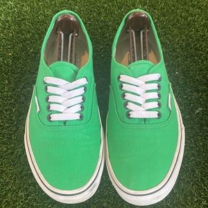 Vans Green 7.5Mens/9W